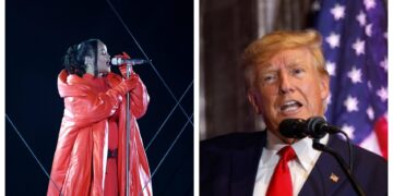 За Доналд Трамп настапот на Ријана е најлошиот во историјата на Супербоул