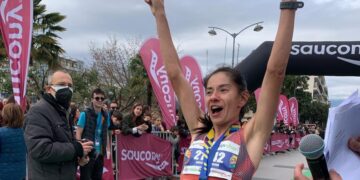 Македонската атлетичарка Адријана Поп Арсова победи на полумаратон во Грција и постави нов рекорд