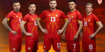 Македонските фудбалери ќе играат во нови дресови