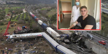 Студент го скрши стаклото од вагонот и спаси десет луѓе во несреќата во Грција