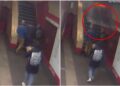 (Видео) Девојка преживеа во метро откога плафонот падна пред неа