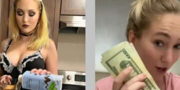 Девојка заработува по 2000 евра дневно чистејќи станови и куќи во топлес