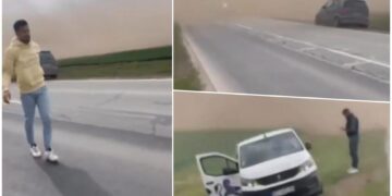 (Видео) Во верижен судар во Србија, фудбалери излегоа на патот и спречија поголема трагедија, спасија десетици животи