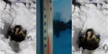 Бети Котовчевска која се капе во студени води постигна нов личен рекорд во Лапонија