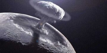 Метеорит се судри со Месечината, снимена најголема експлозија на сателитот на Земјата