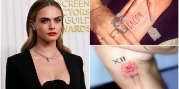 Кара Делевињ ги отстранува тетоважите по враќањето од рехабилитација поради проблеми со зависноста