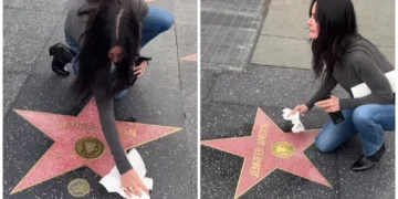 Кортни Кокс ја чисти својата ѕвезда на Патеката на славните во Холивуд