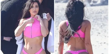 Ким Кардашијан го покажа газот без филтер