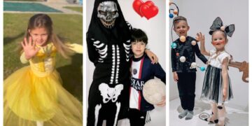 (Видео) Деветгодишно дете му соши кошула на својот татко на натпревар за шиење