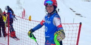 Јана Атанасовска постигна скијачки рекорд, освои второ место на слаломска трка во Италија до 18 години