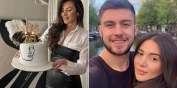 Секси торта за Моника: сопругата на ракометарот Филип Кузмановски славеше роденден