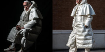 Папата Франциск во бела зимска јакна стана хит: диктира мода со помош на вештачка интелигенција