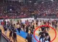 (Видео) Столе Стоилов натепа навивач на Вардар, го бутна на земја и му удри бокс