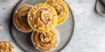 Брзи и посни мафини со банана