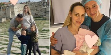 По два сина, фудбалерот Давид Бабунски доби ќерка: Нашата Алина пристигна порано