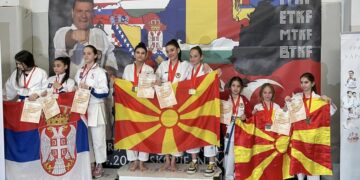 Македонски каратисти освоија 135 медали на балканскиот шампионат во Скопје