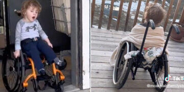 (Видео) Дете кое страда со редок синдром, доби подароци од цел свет по објава на Тик ток во која плаче