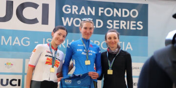 Македонската велосипедистка Елена Петрова освои второ место на натпревар во Хрватска и обезбеди пласман на Светско првенство