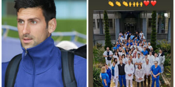 Новак Ѓоковиќ им се поклони на лекарите од Ниш кои работеа 12 неплатени викенди