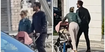 Петар Грашо и Хана ја прошетаа ќерката Алба на сплитското пристаниште