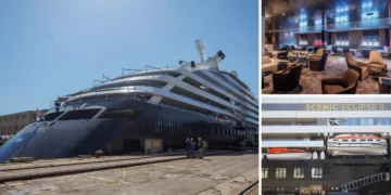 Суперлуксузната јахта првпат ќе исплови од Риека: бродот има хеликоптер и подморница