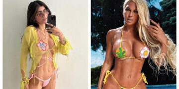 Порно актерката Миа Калифа во истото бикини на Карлеуша