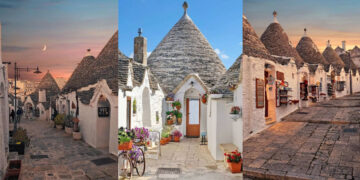 Алберобело град во Италија со необична архитектура: живописни улици со цвеќиња и автентични италијански сувенири