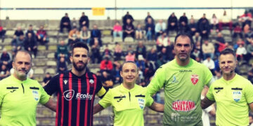 Ива Пројковска испиша историја во македонскиот фудбал, првпат на натпревар од Првата лига судеше дама