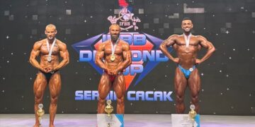 Македонскиот бодибилдер Ивица Јанев освои 6 златни медали и 2 титули на натпревари во Србија