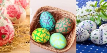 Природни техники за фарбање на велигденски јајца