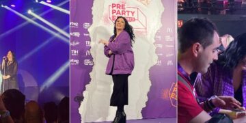 (Видео) Калиопи ја пречекаа како вистинска дива во Мадрид: пееше со фановите и делеше автограми