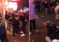 (Видео) Светски познатиот УФЦ борец Нејт Дијаз дави маж на улица