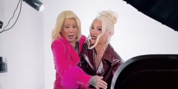 Лепа Брена и Сенидах паднаа пред камерите додека се снимаа за промоцијата на концертот во Белград