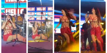 (Видео) Вака завршувам секогаш кога сакам да одморам, Северина падна на сцената среде настап