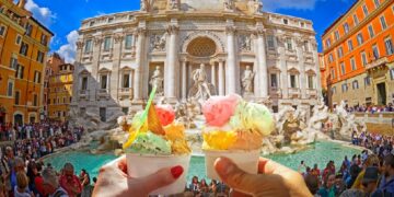 Гурманска дилема: чаша просеко и џелато пред Фонтана ди Треви или парче маргарита и вино во семејна траториа во Неапол?