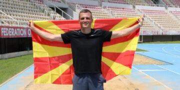 (Видео) Андреас Трајковски во Грција постигна нов државен рекорд во скок во далечина