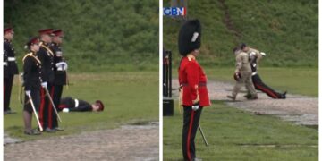 (Видео) Се онесвести војник на церемонијата за крунисувањето на Чарлс Трети