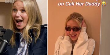 (Видео) Ќерката на Гвинет Палтроу пукна од срам, додека ѕвездата зборува за секс со бившите