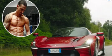 (Галерија) По поразот на Милан од Интер, Ибрахимовиќ се почасти со ново Ферари