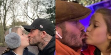 Дејвид Бекам објасни зошто ја бакнува ќерка си во уста: воспитан сум да бидам нежен