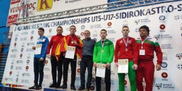 Македонија освои две злата на балканскиот шампион во борење во Грција