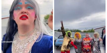 (Видео) Група ранливи мажи со Даунов синдром облечени како дрег-кралици, реакции дека се злоупотребени