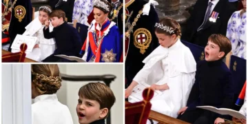 Принцот Луис направи шоу на крунисувањето: дадилката мораше да го извади од црквата за да го смири