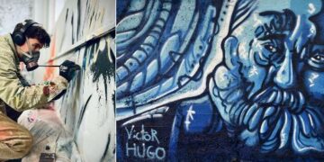 Млади уметници нацртаа мурали со пораки за мир во светот на ѕид во Градски парк