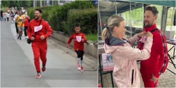 Дарко Спејко трчаше за Ана и Теодосија на хуманитарна трка во Куманово