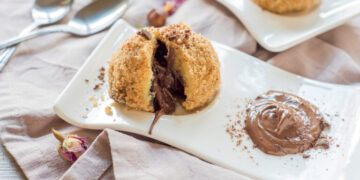 Кнедли полнети со чоколаден крем