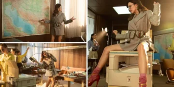 (Видео) Северина седи на копир машина, го скенира задникот и покажува карта на Југославија во новиот спот