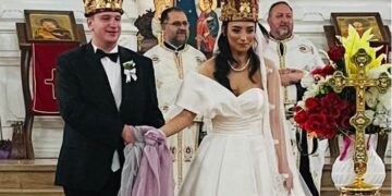 Се ожени најмалиот син на Трифун Костовски, свадбена журка со Тамара и Наум