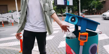 (Видео) Канта што зборува ќе ги учи скопјани да не фрлаат ѓубре