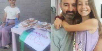 (Видео) Девојче продава крофни за да заработи за лекувањето на татко ѝ